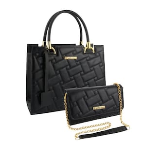 Bolsa Feminina Transversal Grande Moda + Bolsa Carteira Kit