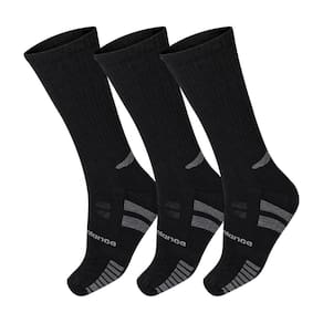 Meia New Balance Lifestyle Cano Longo 39 ao 43 - Pack com 03 Pares - Preta
