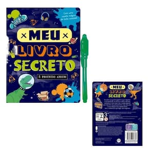 Diário Mágico Meu Livro Secreto É Proibido Abrir Com Caneta