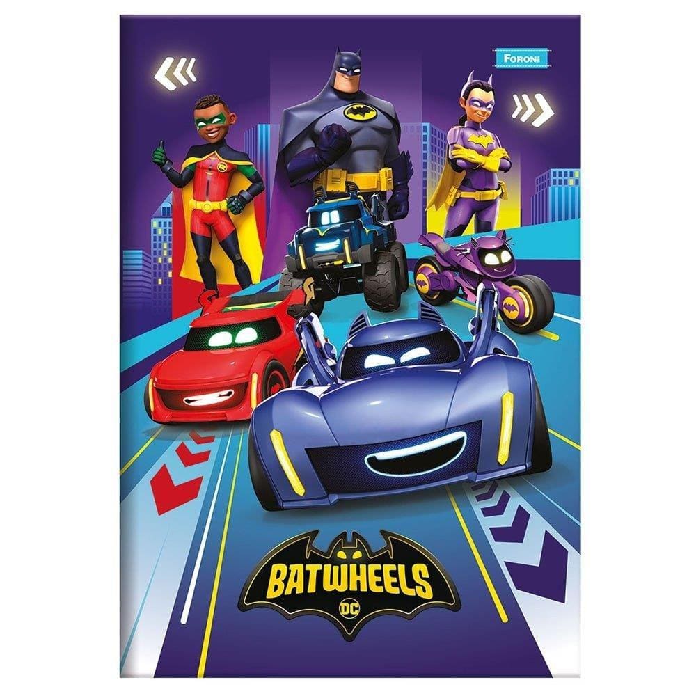 Caderno Foroni Costurado Universitário Capa Dura Batwheel 80 Folhas - Embalagem com 5 Unidades