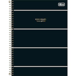 Caderno Espiral Universitário Capa Dura 16 Matérias Tilibra West Village 256 Folhas - com 2 Unidades