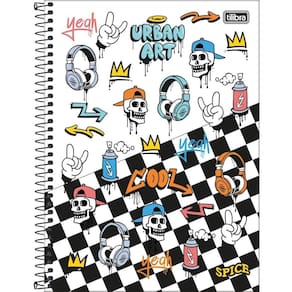 Caderno Espiral Universitário Capa Dura 12 Matérias Tilibra Spice 192 Folhas - Embalagem com 4 Unidades