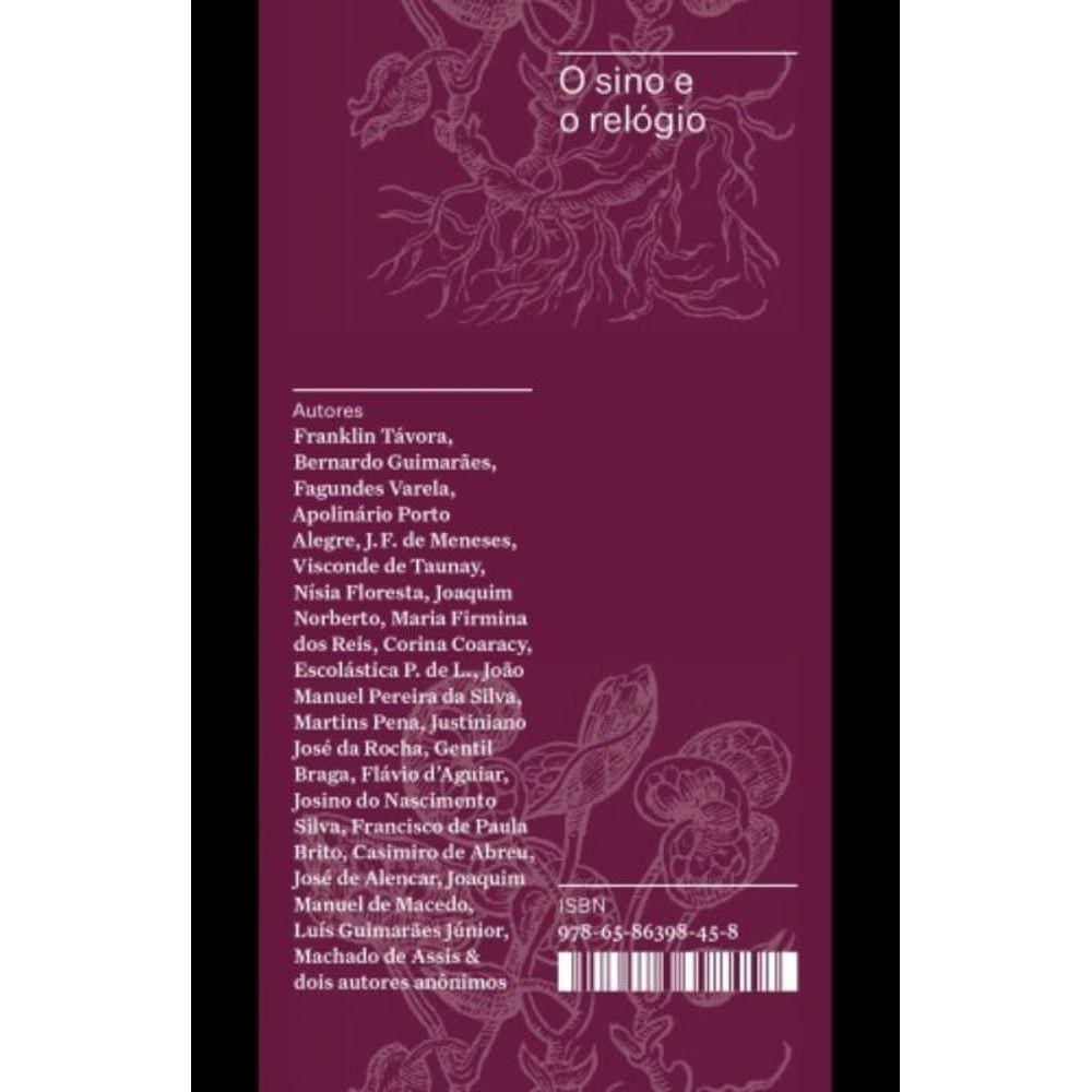 O Sino E O Relógio - Uma Antologia Do Conto Romântico Brasileiro - Coleção Acervo - Vol. 14