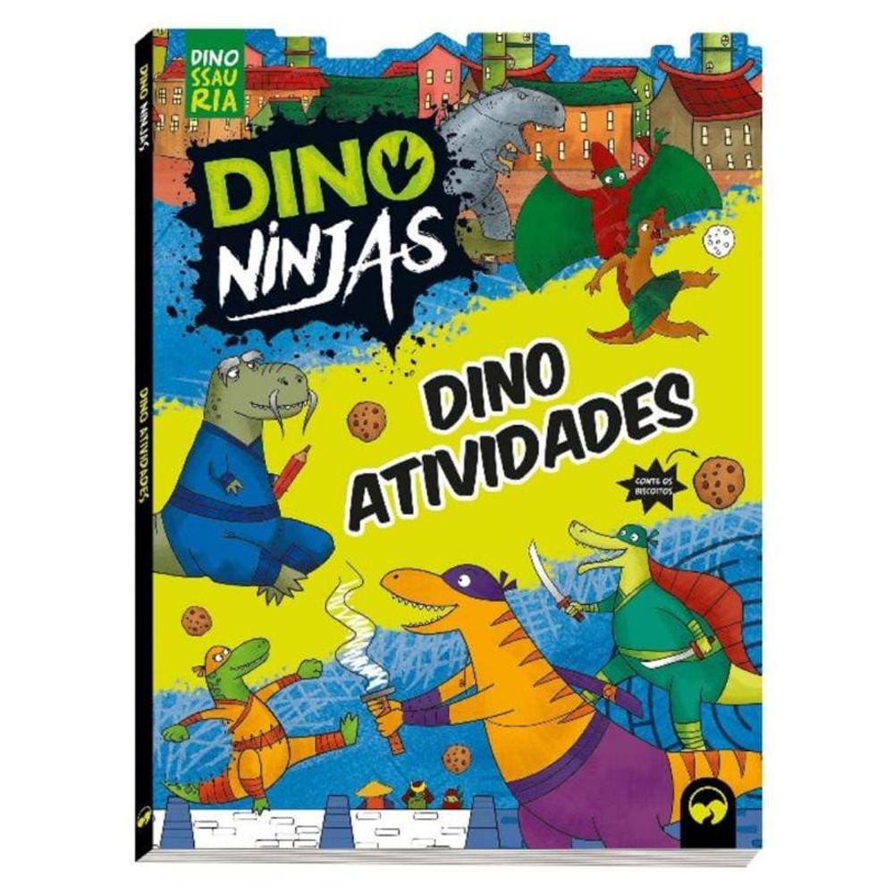 Dino Atividades Ninjas Azul