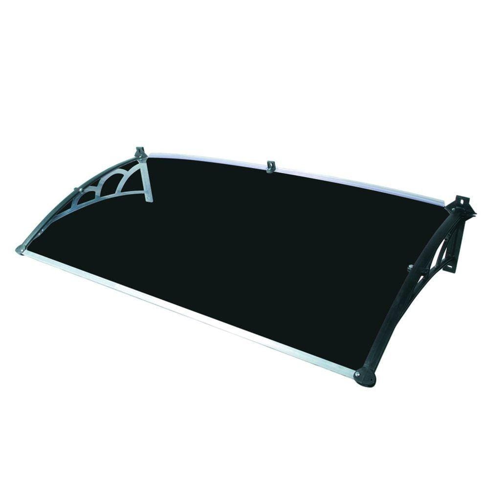 Toldo Versátil 80x60cm Braço Preto com Chapa Preta Grifit Preta