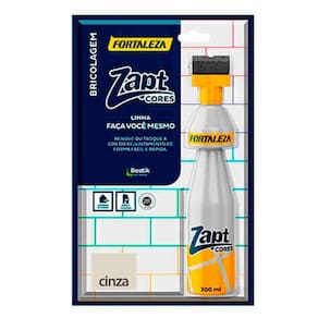 Kit Tinta para Rejunte 200ml Cinza Zapt