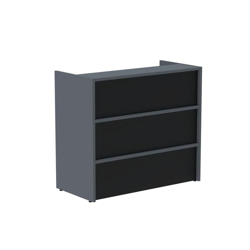 Balcão para Atendimento BCAT900P25 Grafito/Preto