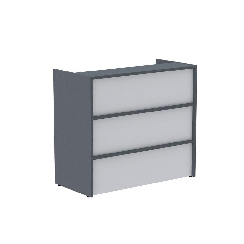 Balcão para Atendimento BCAT900P25 Grafito/Branco