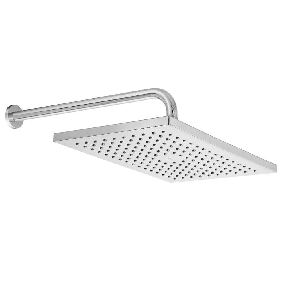 Chuveiro com Tubo de Parede Retangular 360x240 Mm Rainsense Roca Cromado