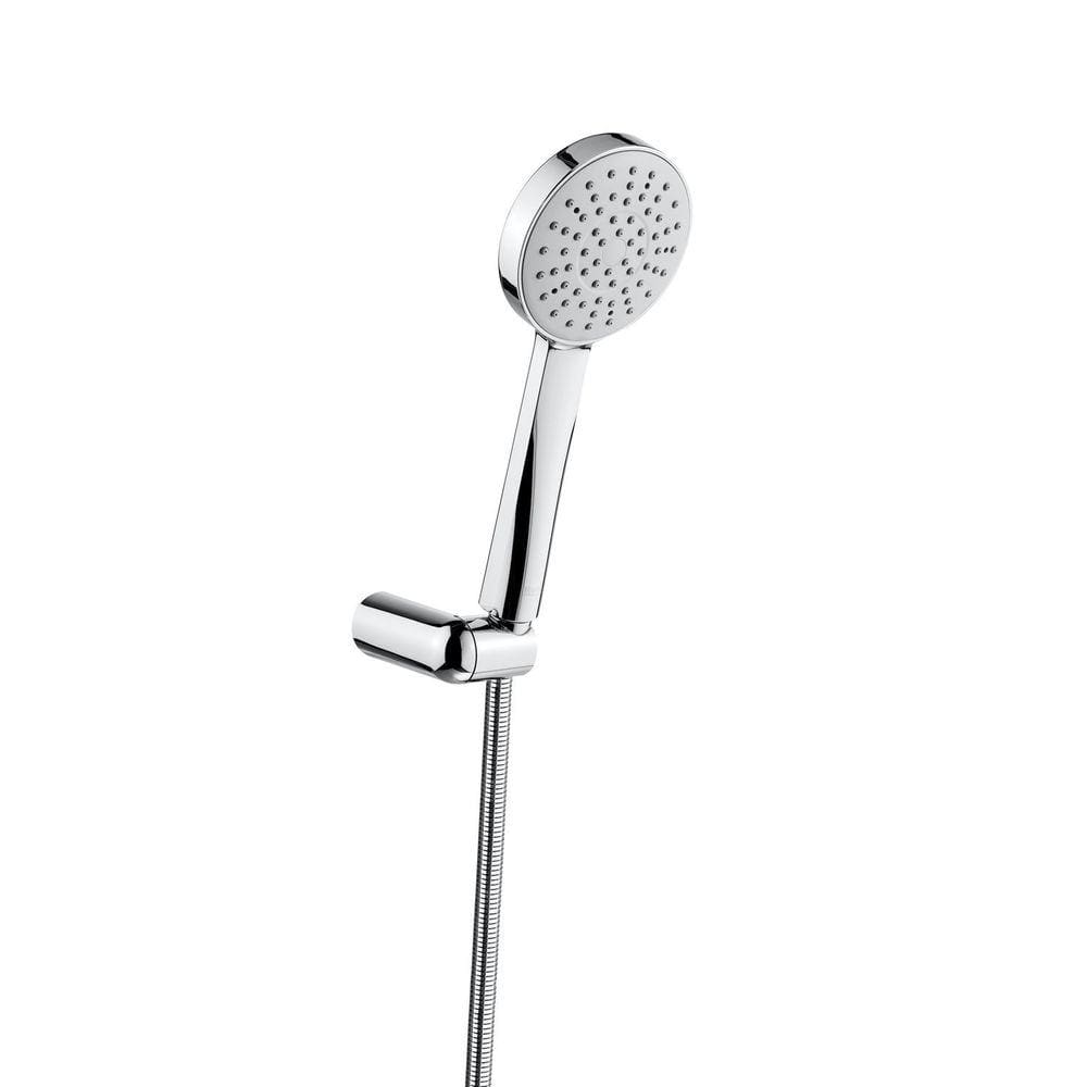 Kit Ducha Manual 100 Mm com Suporte e Flexível de Alimentação Stella Roca Cromado