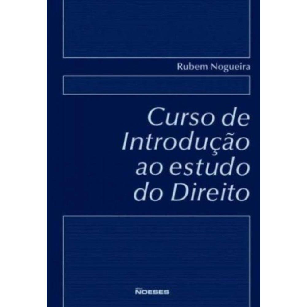 Curso De Introducao Ao Estudo Do Direito