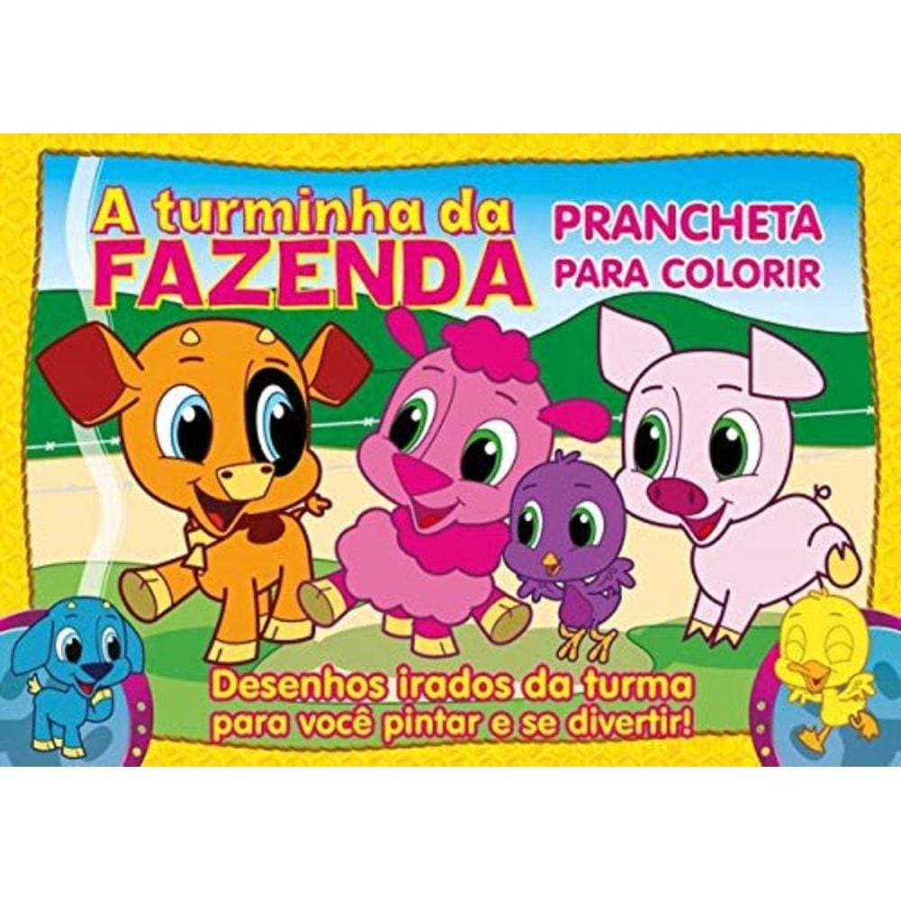 Turminha Da Fazenda - Prancheta Para Colorir, A