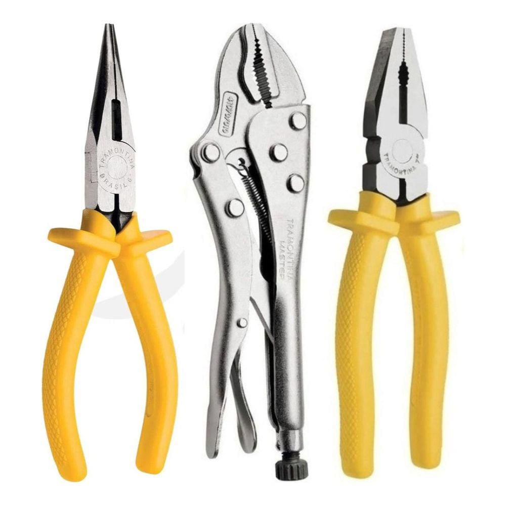 Kit Ferramenta de Alicate Profissional Tramontina 3 Peças