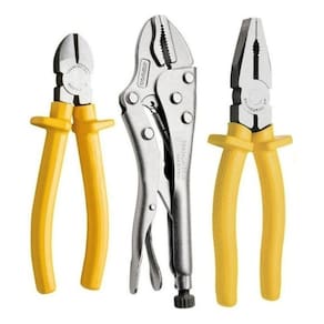 3 Alicates Profissional Tramontina universal corte pressao