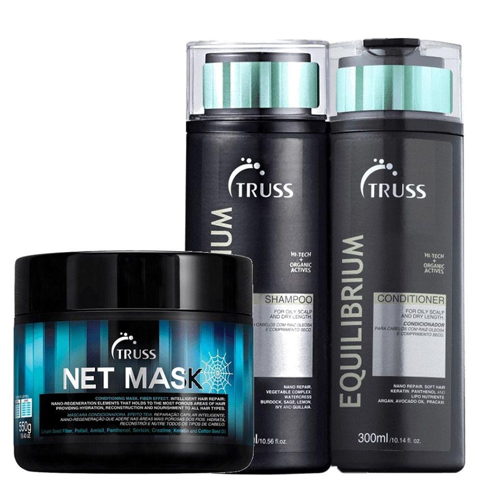 Kit Truss Equilibrium Net Mask (3 Produtos)