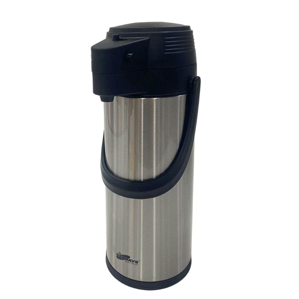 Garrafa Térmica Inox 1,9L Ampola de Vidro e Botão - Daydays