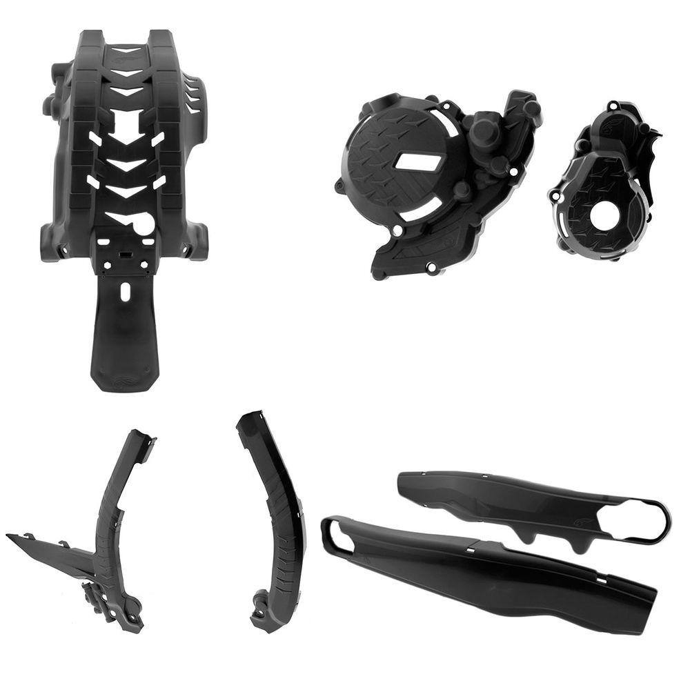 Kit Proteção Amx Tampas Motor Quadro Balança Ktm Sx-f 250/450 4T 2023