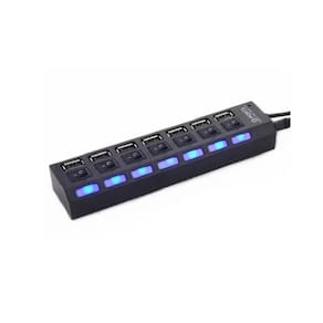 Adaptador Carregador Tomada 7 Portas Usb