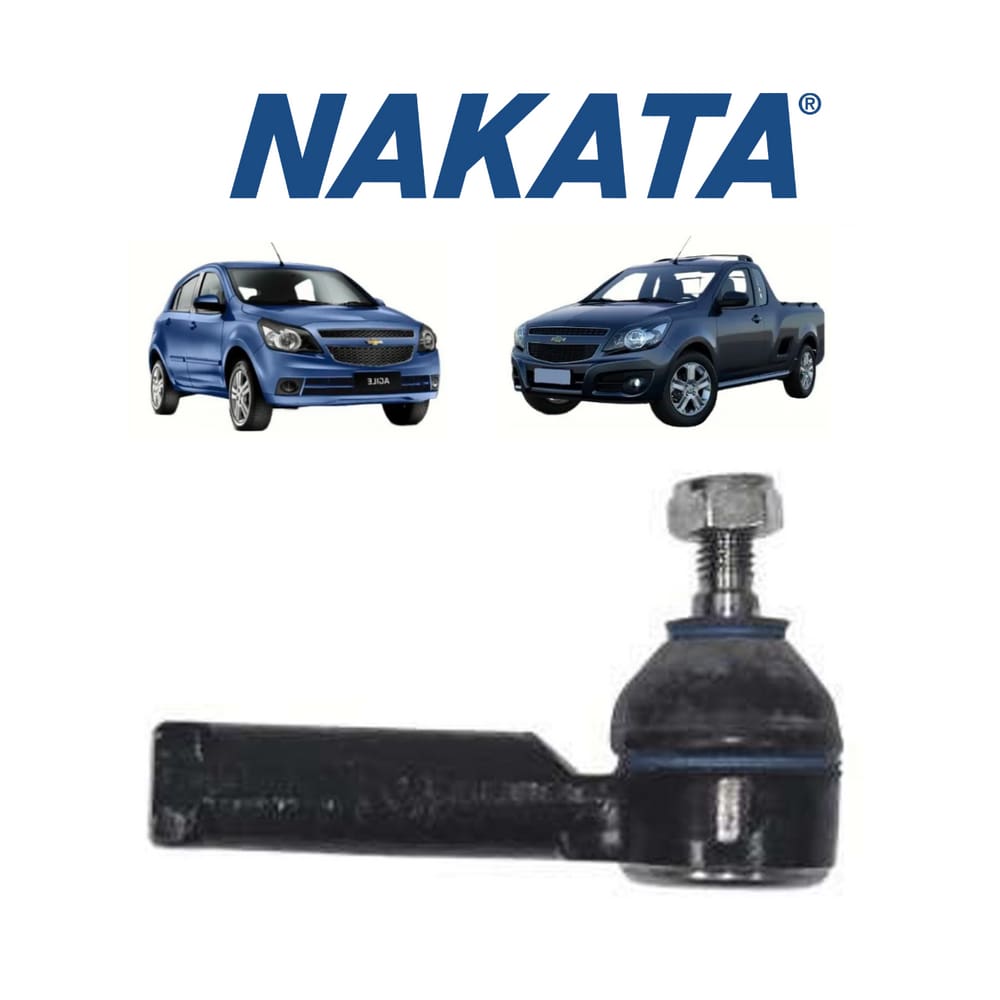 01 Terminal Direção Diant Nakata Chevrolet Ágile 2010 A 2014