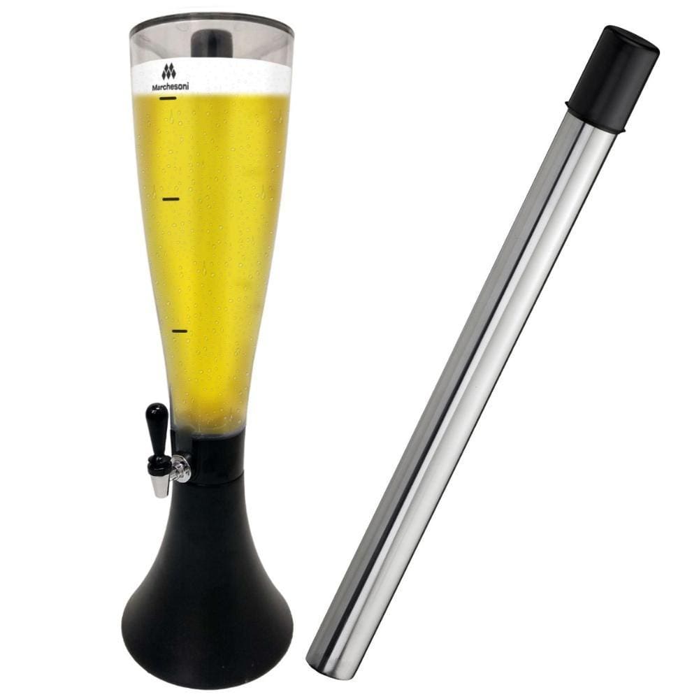 Torre de Chopp Chopeira Marcbeer Marchesoni 2,5 Litros e Refil Extra