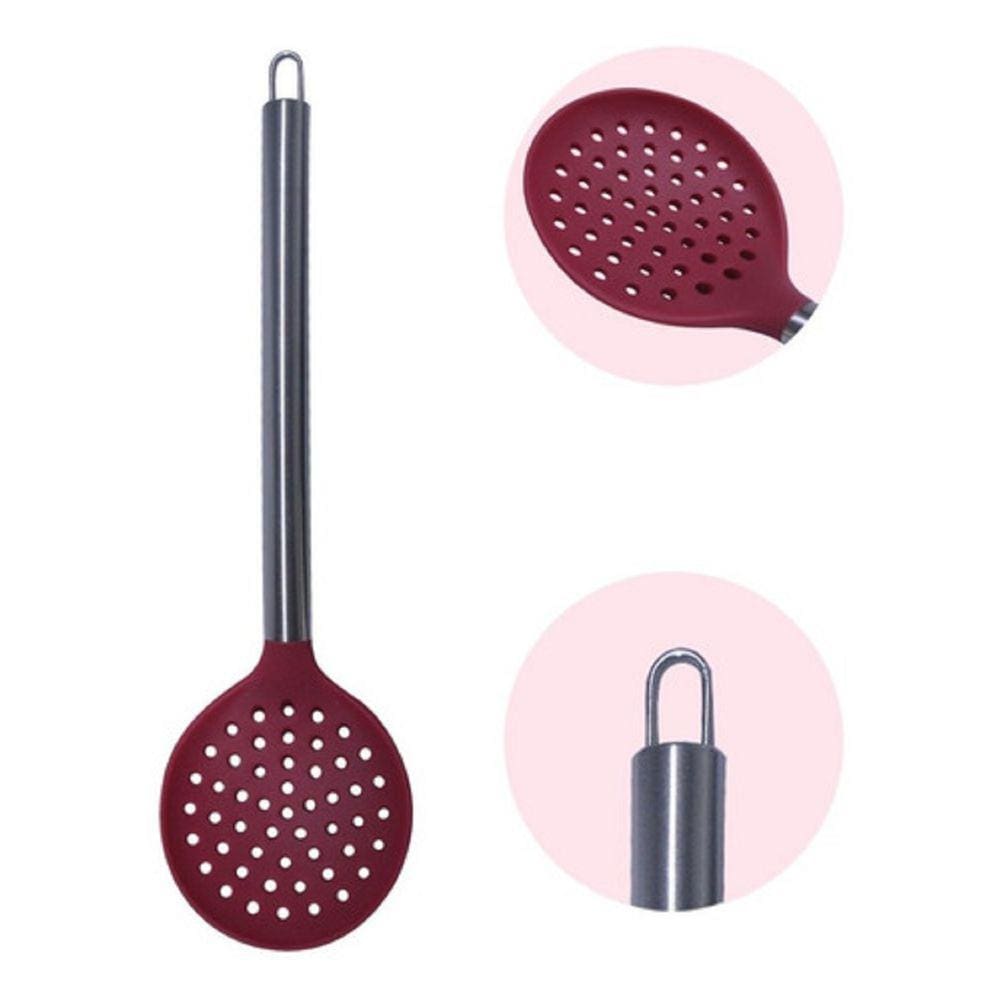 Escumadeira Em Silicone C/Cabo Aço 34Cm Usa100