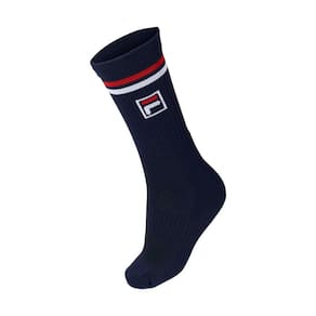 Meia Fila Tennis Team 39 ao 43 Marinho Vermelho e Branco