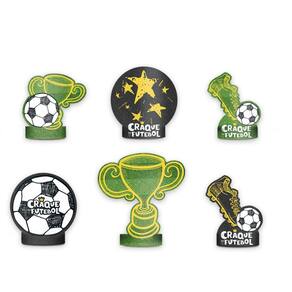 Decoração de Mesa Craque do Futebol 06 Unidades