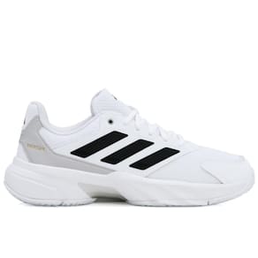 Tênis Adidas Courtjam Control 3 Branco e Preto