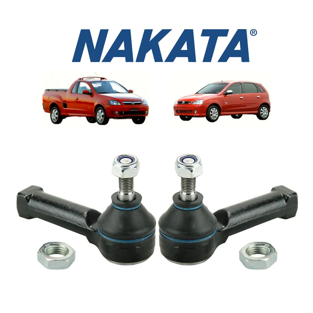 Par Terminal Direção Dianteiro Nakata Esquerdo+Direito Chevrolet Corsa 2002 A 2012
