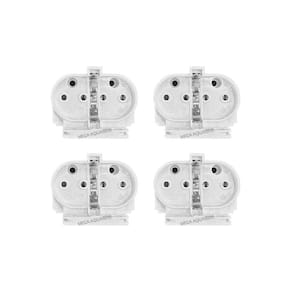 Kit 4 Soquetes 2G11 Base Tomadinha Para Lâmpada Pl 4 Pinos