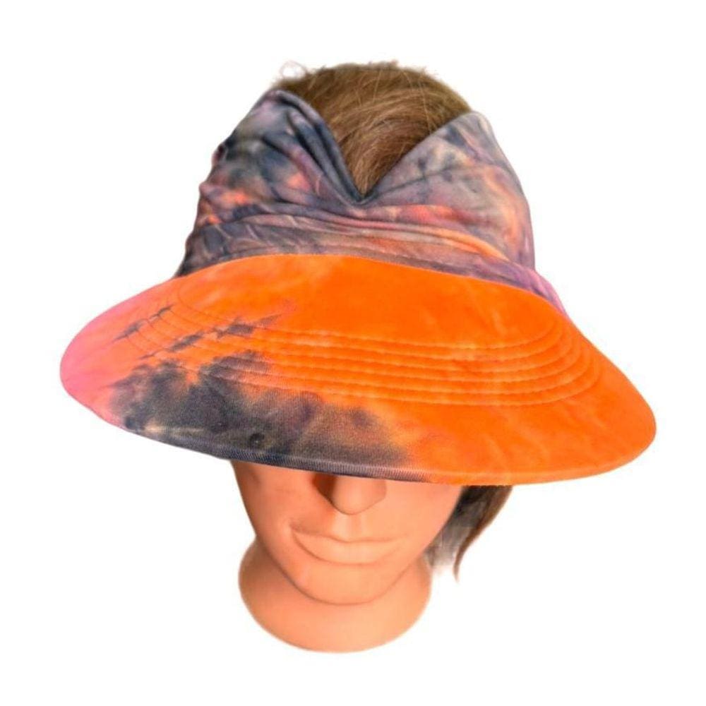 Viseira Com Proteção Solar Colorida Modelo Turbante