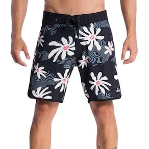 Bermuda Quiksilver Swell Wave Days 18" SM24 Preto