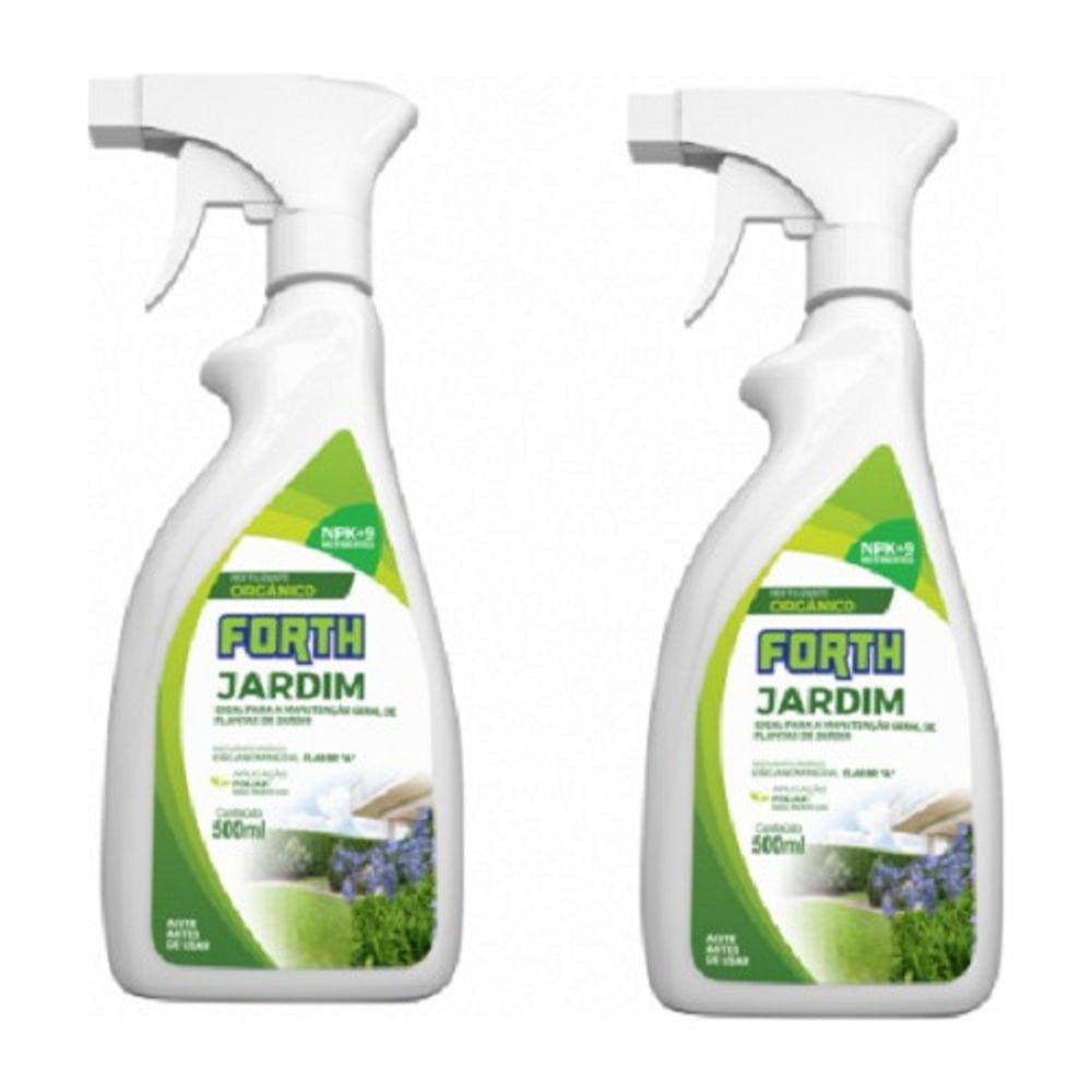 Fertilizante Orgânico Forth Jardim Pronto para Uso Kit 2 De 500ml