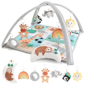 Baby Play Gym The Peanutshell Safari 7 em 1 com Tummy Time Ma