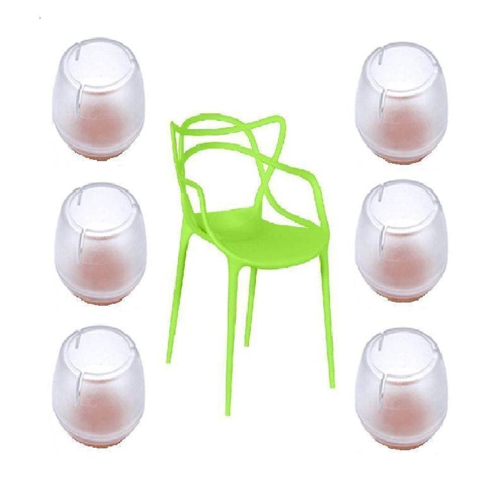 Kit 8 Sapata De Silicone Semirrígido Pé Cadeira Mesa 12-16Mm