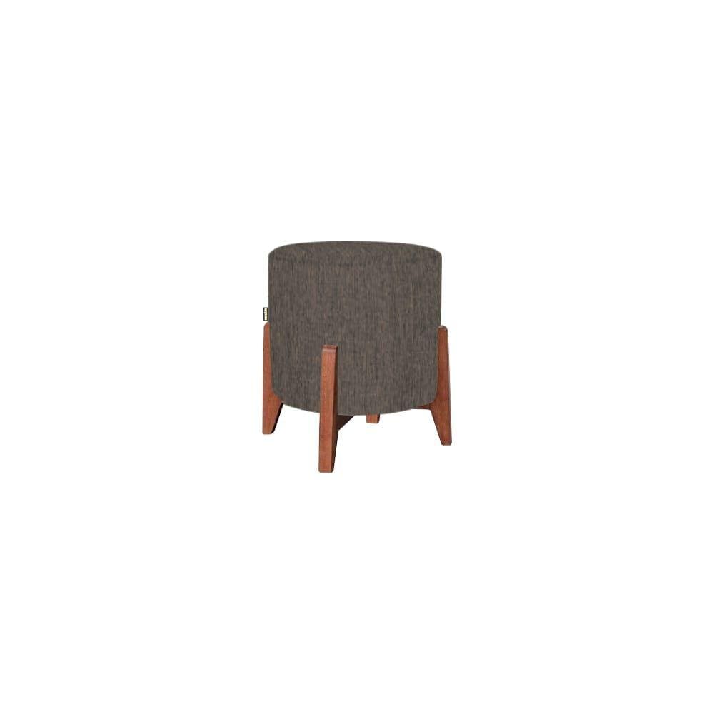 Puff Paris Luxo 50cm Marrom