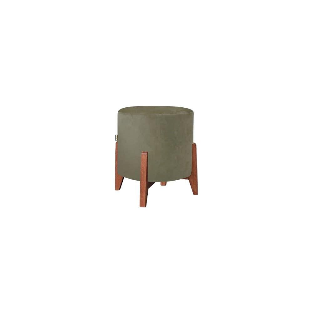 Puff Paris Luxo 50cm Bege Claro