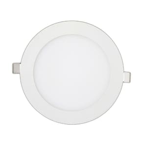 Painel Led Kian Redondo Embutir Branco 12W Bivolt 4000K - Lu