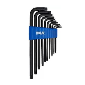Jogo Chaves Torx Kala Longa 10 Peças T9 A T50