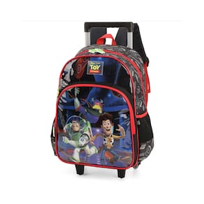 Mochila de Rodinhas Com Alça Luxcel Toy Story Preto
