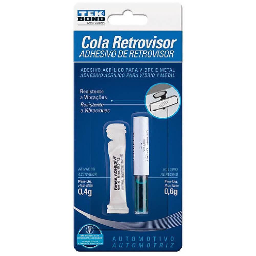 Adesivo Espelho do Retrovisor 1g Dose Única TekBond ESR5316