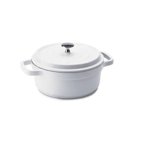 Caçarola Hércules Revestimento Ceramico Indução Branca 3L 21,3X9CM
