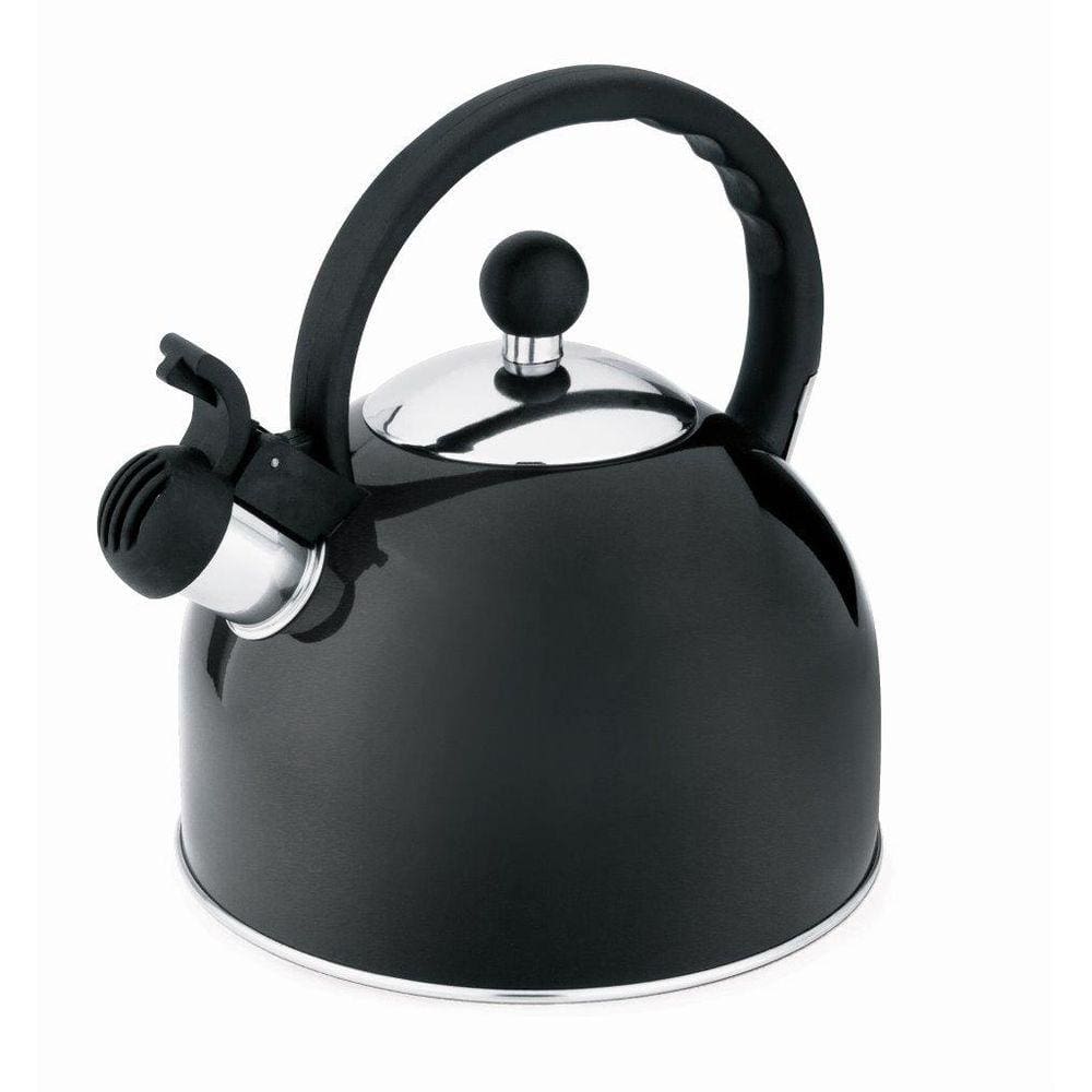 Chaleira Hercules Inox Com Apito Fixo 1,75 Litros Preto