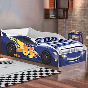Cama Infantil Carro Blue 1106 - Gabrielli Móveis