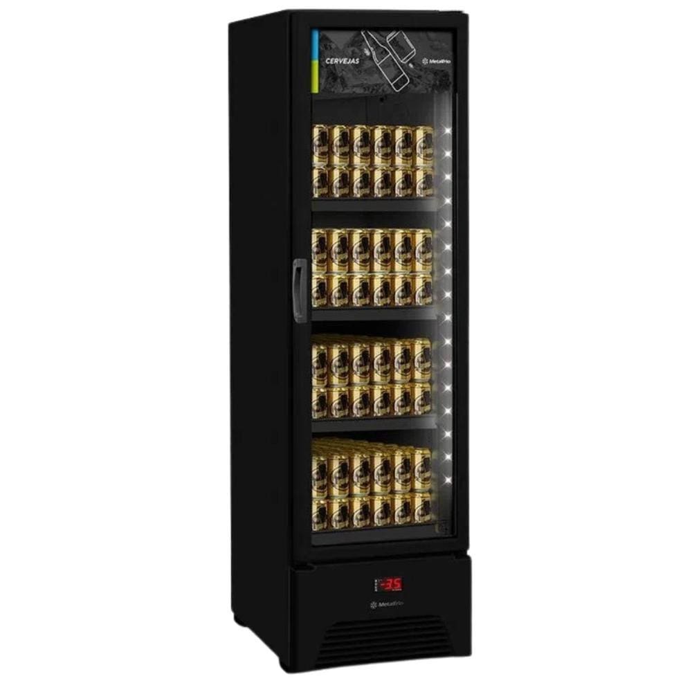 Cervejeira Expositora Optima 337L Com Visor Expositor Slim -3,5C° - Metalfrio