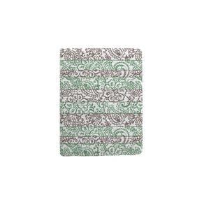 Colcha Solteiro Piquet Teka Genova Print Hibiscus 100% Algodão 160x220 ( Não acompanha fronha)