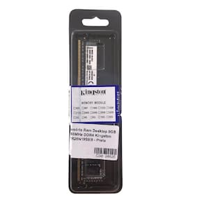 Memória Ram Desktop 8GB 2666MHz DDR4 Kingston KVR26N19S8/8 - Preta