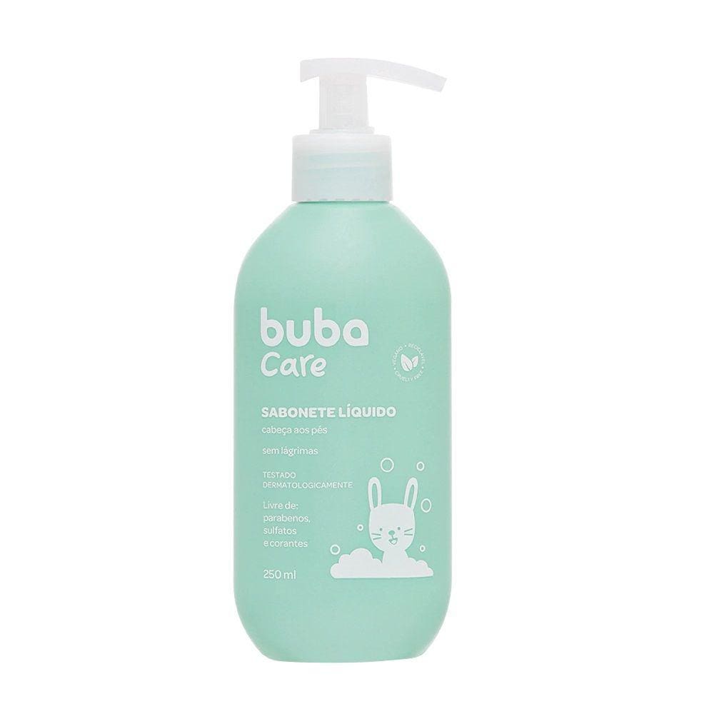 Sabonete Líquido Bebê 250ml Vegano Sem Lágrimas Nutre Pele Buba Care