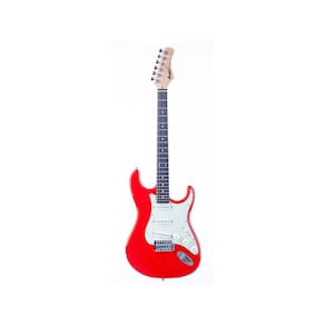 Guitarra eletrica Tagima Strato 3s Escala Escura Mg-30 Fiesta Red