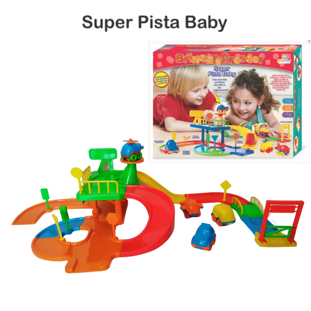 Super Pista De Carrinho Corrida Baby Infantil Brinquedo Hot Wheels